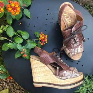 NWOT Sam Edelman Tinley Platform Wedges